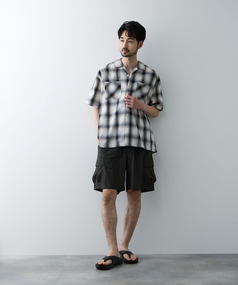 NAVY SARARI 極冷 カーゴショートパンツ メンズ商品画像-4