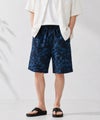 [期間限定価格]NAVY  SARARI ハニカムメッシュ 総柄プリント ショートパンツ メンズ商品サムネイル-3