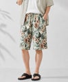 [期間限定価格]NAVY  SARARI ハニカムメッシュ 総柄プリント ショートパンツ メンズ商品サムネイル-5