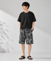 [期間限定価格]NAVY  SARARI ハニカムメッシュ 総柄プリント ショートパンツ メンズ商品サムネイル-7