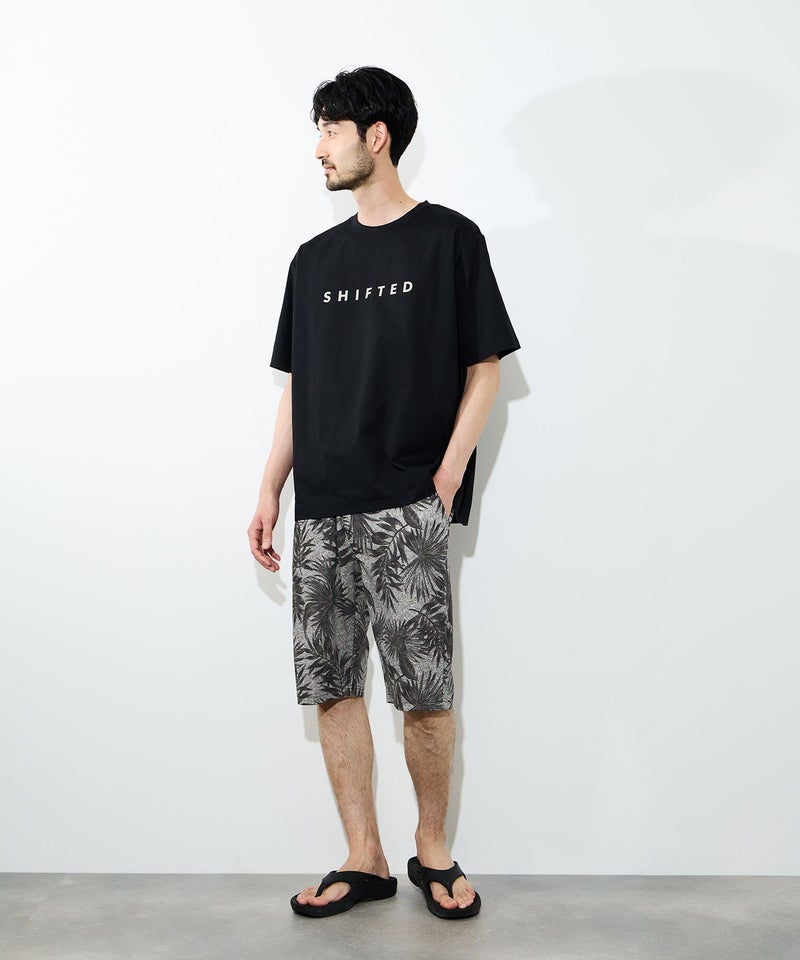 [期間限定価格]NAVY  SARARI ハニカムメッシュ 総柄プリント ショートパンツ メンズ商品画像-10