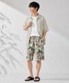 [期間限定価格]NAVY  SARARI ハニカムメッシュ 総柄プリント ショートパンツ メンズ商品サムネイル-11