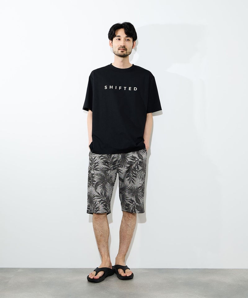 [期間限定価格]NAVY  SARARI ハニカムメッシュ 総柄プリント ショートパンツ メンズ商品画像-11