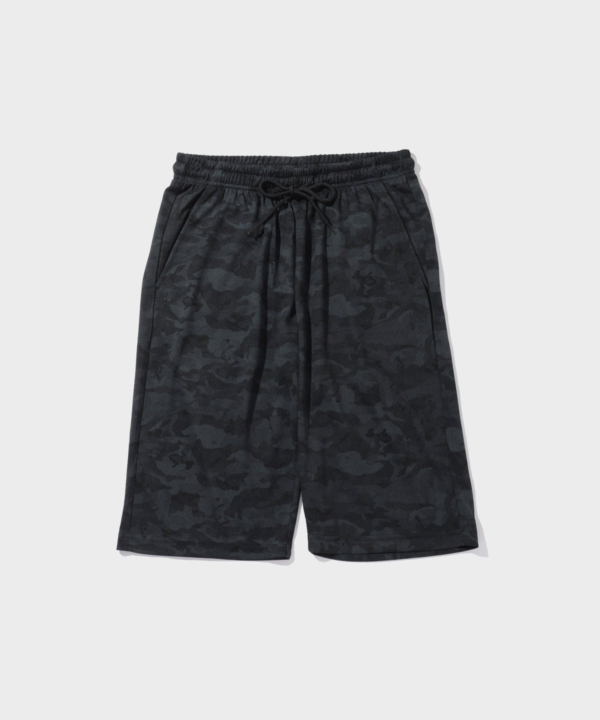 NAVY SARARI ハニカムメッシュ モノトーン総柄 ショートパンツ メンズ