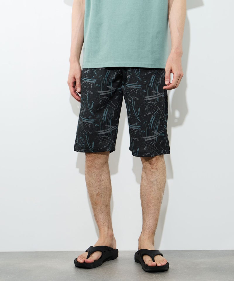 [期間限定価格]NAVY  SARARI ハニカムメッシュ モノトーン総柄 ショートパンツ メンズ商品画像-6