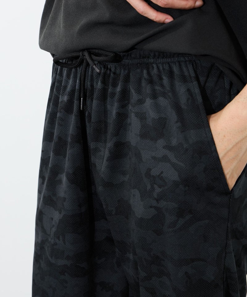 [期間限定価格]NAVY  SARARI ハニカムメッシュ モノトーン総柄 ショートパンツ メンズ商品画像-9