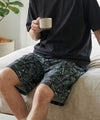 [期間限定価格]NAVY  SARARI ハニカムメッシュ モノトーン総柄 ショートパンツ メンズ商品サムネイル-12