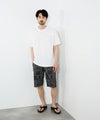 [期間限定価格]NAVY  SARARI ハニカムメッシュ モノトーン総柄 ショートパンツ メンズ商品サムネイル-12