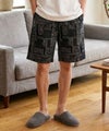 [期間限定価格]NAVY  SARARI ハニカムメッシュ モノトーン総柄 ショートパンツ メンズ商品サムネイル-14