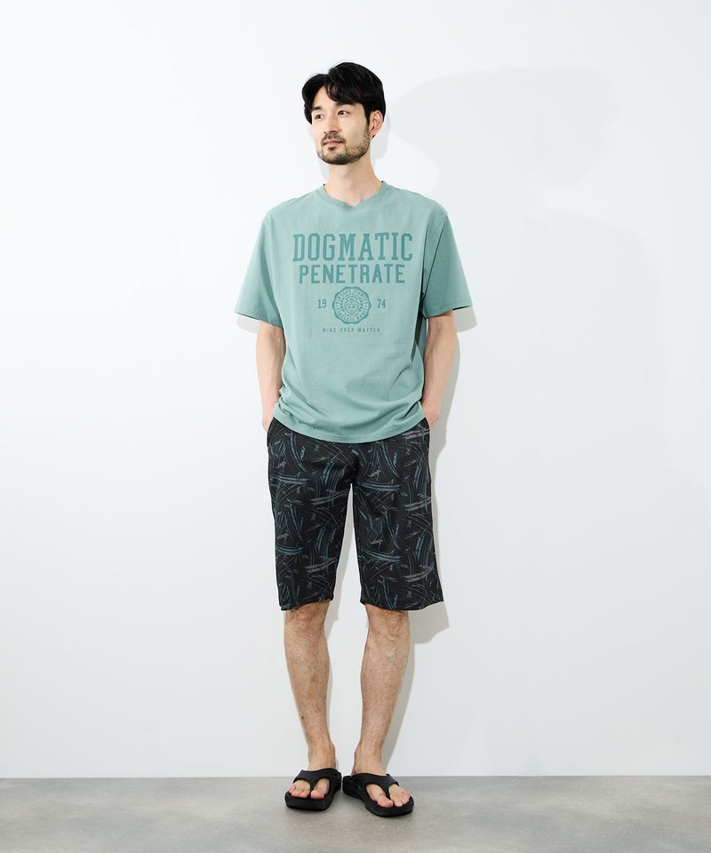 [期間限定価格]NAVY  SARARI ハニカムメッシュ モノトーン総柄 ショートパンツ メンズ商品画像-14