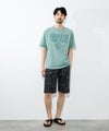 [期間限定価格]NAVY  SARARI ハニカムメッシュ モノトーン総柄 ショートパンツ メンズ商品サムネイル-15