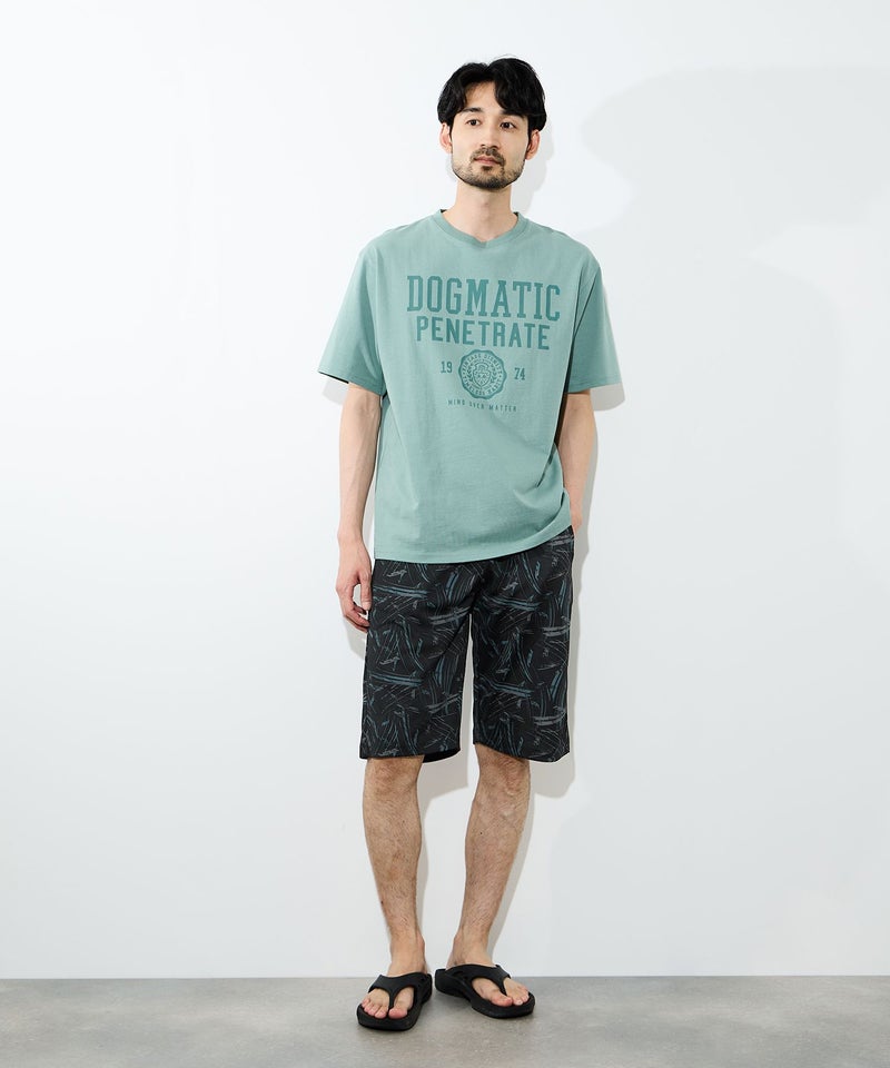 [期間限定価格]NAVY  SARARI ハニカムメッシュ モノトーン総柄 ショートパンツ メンズ商品画像-15