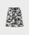 [期間限定価格]NAVY  SARARI ハニカムメッシュ モノトーン総柄 ショートパンツ メンズ商品サムネイル-17