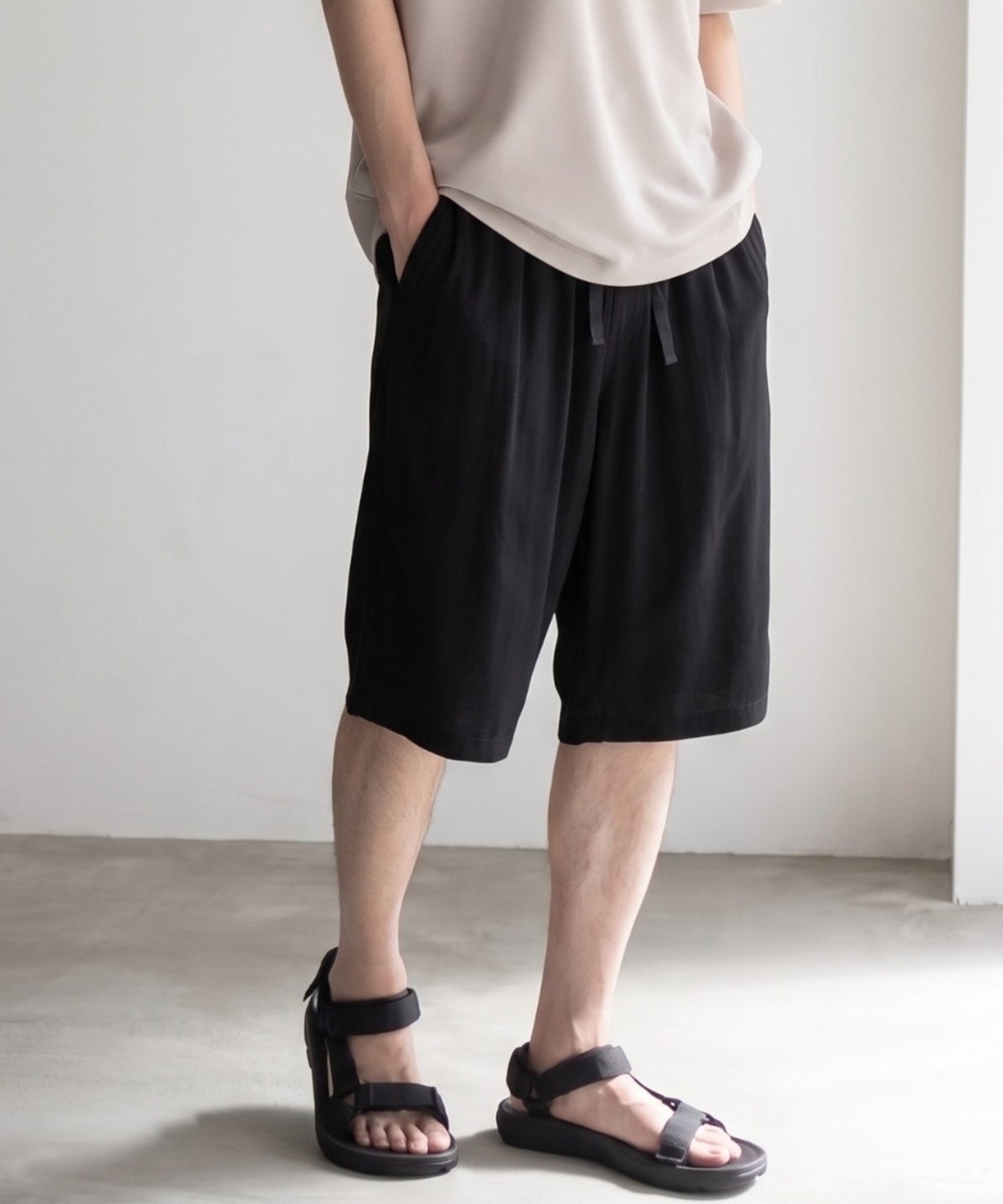 NAVY SARARI ステテコ 無地 メンズ