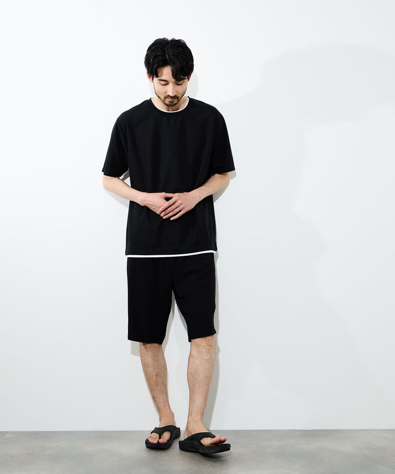 [期間限定価格]NAVY  SARARI ステテコ 無地 メンズ商品画像-8