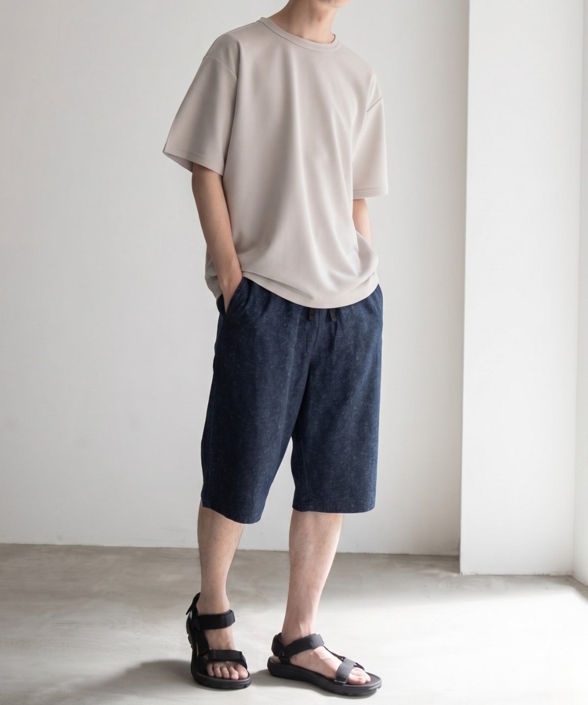NAVY SARARI ステテコ 無地 メンズ