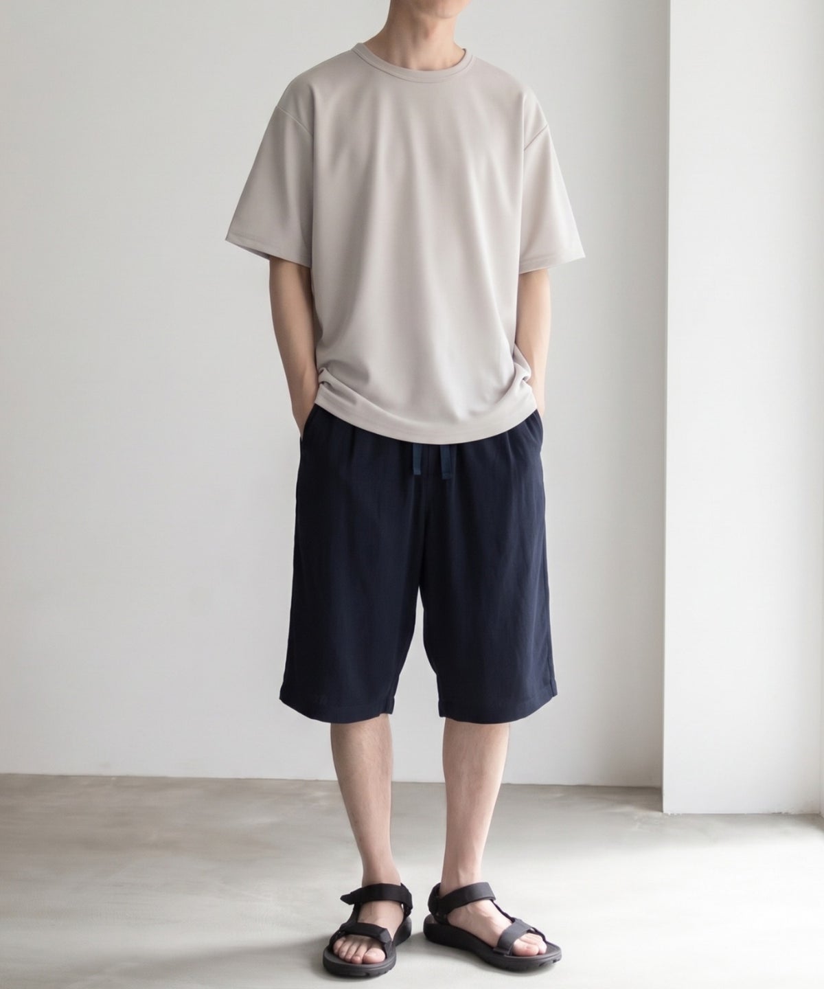 NAVY SARARI ステテコ 無地 メンズ