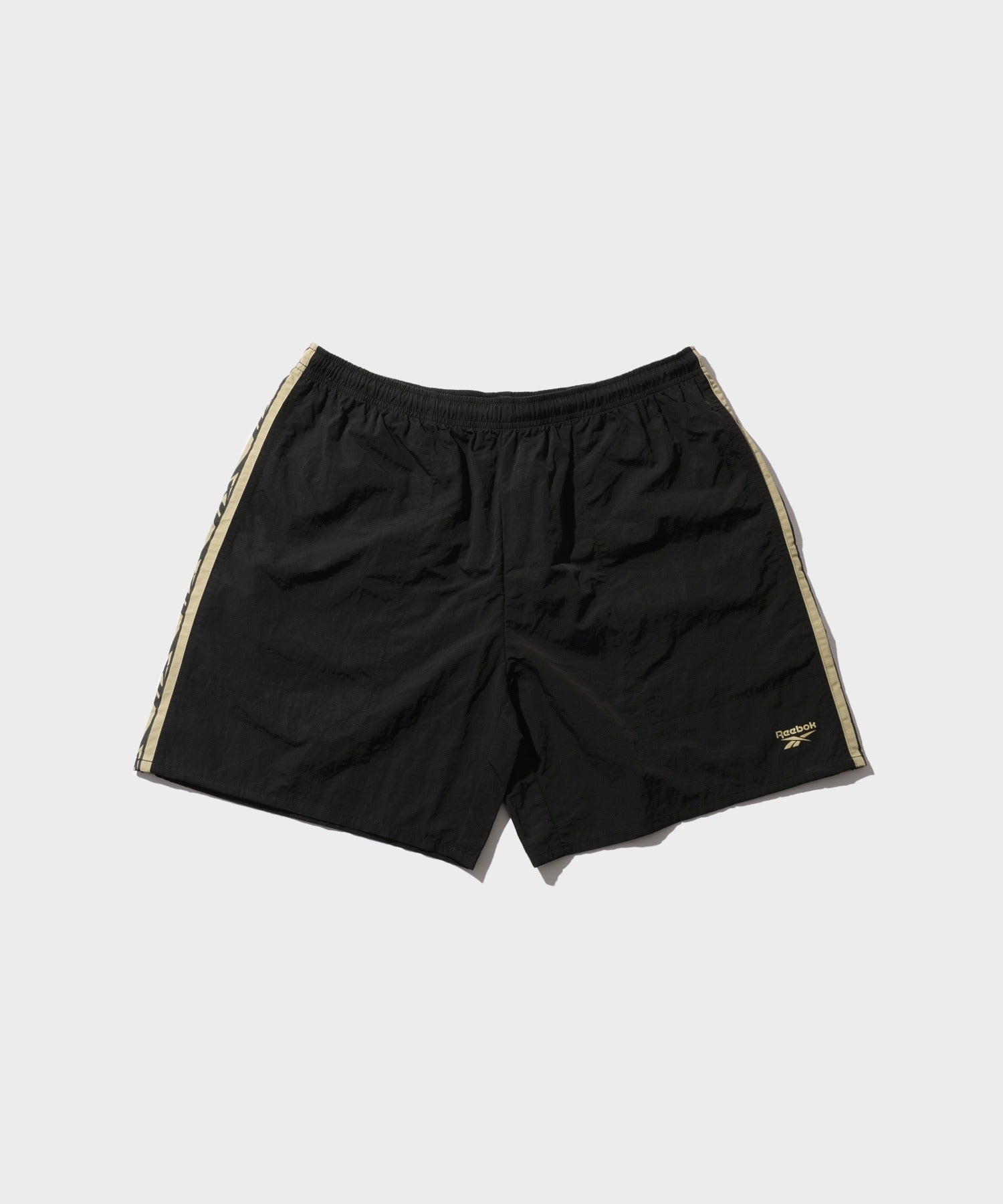 Reebok サイドグラフィック ナイロンハイブリッドハーフパンツ メンズ