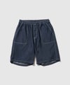 NAVY  SARARI ブリーズデニム ベイカーショートパンツ メンズ商品サムネイル-1