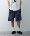 NAVY  SARARI ブリーズデニム ベイカーショートパンツ メンズ商品サムネイル-1