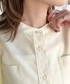 涼やかリネンで、こなれたきちんと感。リネン混バンドカラーダブルポケットシャツ商品サムネイル-37