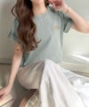 【接触冷感機能付き】背中で魅せる、遊び心とヴィンテージ。コインランドリーバック刺繍Tシャツ（半袖）商品サムネイル-31