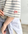 《JaVaジャバコラボ》着回し自在で日常に馴染む♪ 胸刺繍マルチボーダーアソートTシャツ商品サムネイル-34
