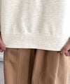 垢抜け配色で大人の抜け感プラス。胸刺繍ラグラン配色ステッチミニ裏毛TEE商品サムネイル-37