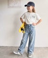 Classical Elf 【キッズ】綿100%らくがき風刺繍 無地&ボーダー柄半袖Tシャツ商品サムネイル-11