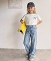Classical Elf 【キッズ】綿100%らくがき風刺繍 無地&ボーダー柄半袖Tシャツ商品サムネイル-12