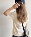 Classical Elf 【キッズ】綿100%らくがき風刺繍 無地&ボーダー柄半袖Tシャツ商品サムネイル-14