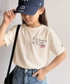 Classical Elf 【キッズ】綿100%らくがき風刺繍 無地&ボーダー柄半袖Tシャツ商品サムネイル-15