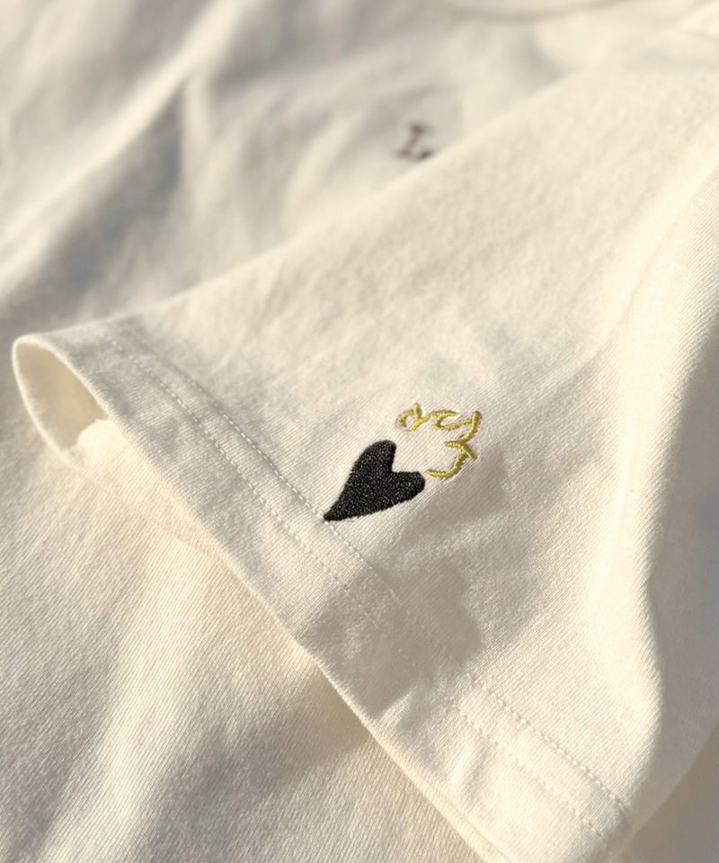 Classical Elf 【キッズ】綿100%らくがき風刺繍 無地&ボーダー柄半袖Tシャツ商品画像-32