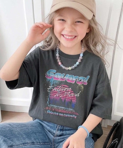 Classical Elf【キッズ】《JaVaジャバコラボ》 綿100%ピグメント加工グラフィックプリントTシャツ商品画像-3