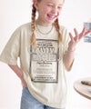 Classical Elf 【キッズ】《JaVaジャバコラボ》前後2way 綿100%ロゴプリントTシャツ(半袖)商品サムネイル-1