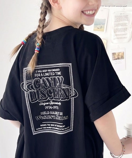 Classical Elf 【キッズ】《JaVaジャバコラボ》前後2way 綿100%ロゴプリントTシャツ(半袖)商品画像-2