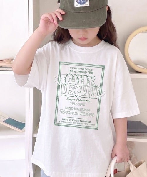 Classical Elf 【キッズ】《JaVaジャバコラボ》前後2way 綿100％ロゴプリントTシャツ(半袖)商品画像-7