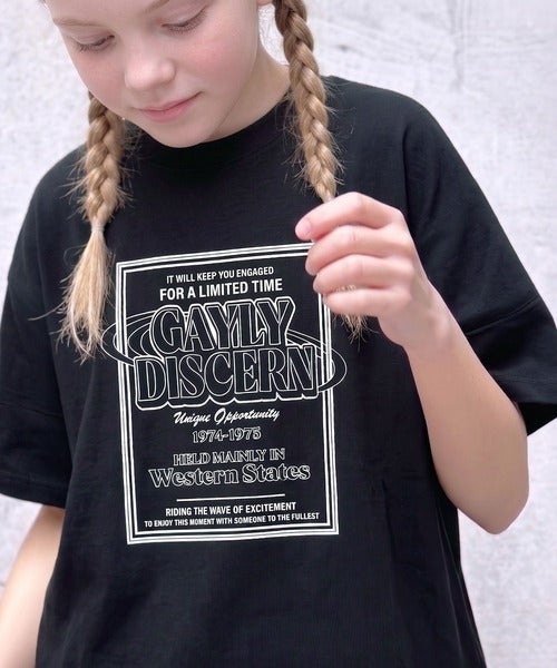 Classical Elf 【キッズ】《JaVaジャバコラボ》前後2way 綿100％ロゴプリントTシャツ(半袖)商品画像-14