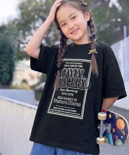 Classical Elf 【キッズ】《JaVaジャバコラボ》前後2way 綿100%ロゴプリントTシャツ(半袖)商品画像-17
