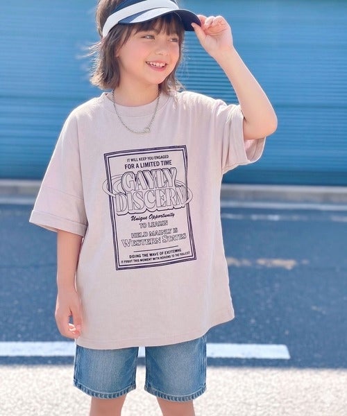 Classical Elf 【キッズ】《JaVaジャバコラボ》前後2way 綿100％ロゴプリントTシャツ(半袖)商品画像-21