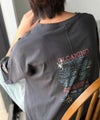 Classical Elf《JaVaジャバコラボ》男女お揃い可◎ヴィンテージムード漂う。綿100%バックムービーグラフィック 飛び刺繍オーバーサイズTシャツ(半袖)商品サムネイル-27