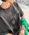 Classical Elf 《JaVaジャバコラボ》大人のカジュアルスタイルを格上げ。綿100%ナンバリングTシャツ (半袖)商品サムネイル-4