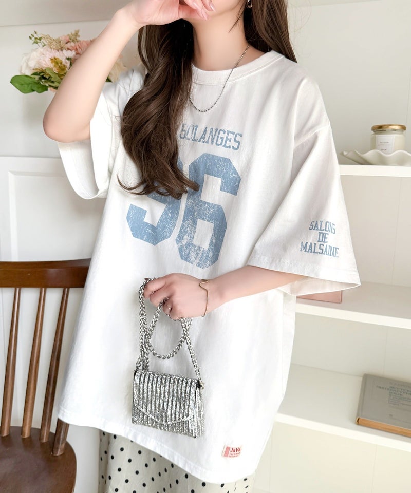 Classical Elf 《JaVaジャバコラボ》大人のカジュアルスタイルを格上げ。綿100%ナンバリングTシャツ (半袖)商品画像-11
