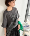 Classical Elf 《JaVaジャバコラボ》大人のカジュアルスタイルを格上げ。綿100%ナンバリングTシャツ (半袖)商品サムネイル-22