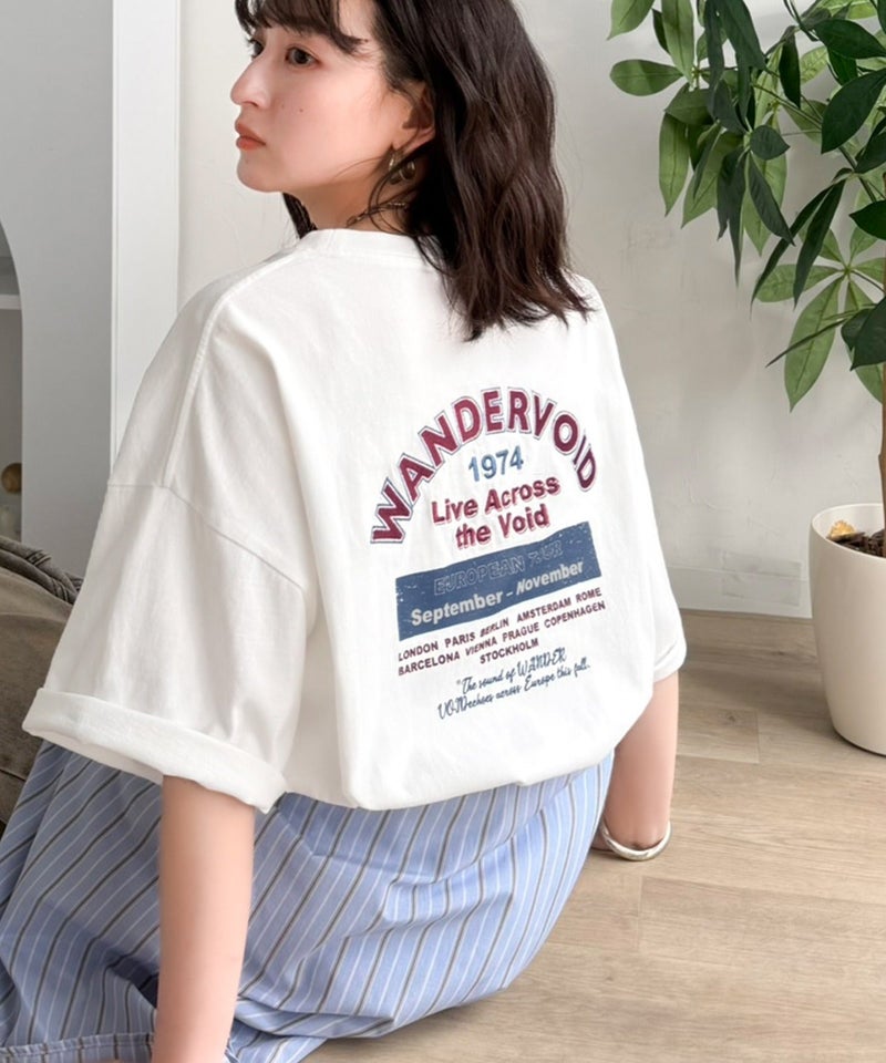 Classical Elf 《JaVaジャバコラボ》配色で遊ぶ！大人カジュアルの決定版。綿100％ツアーロゴTシャツ (半袖)商品画像-6
