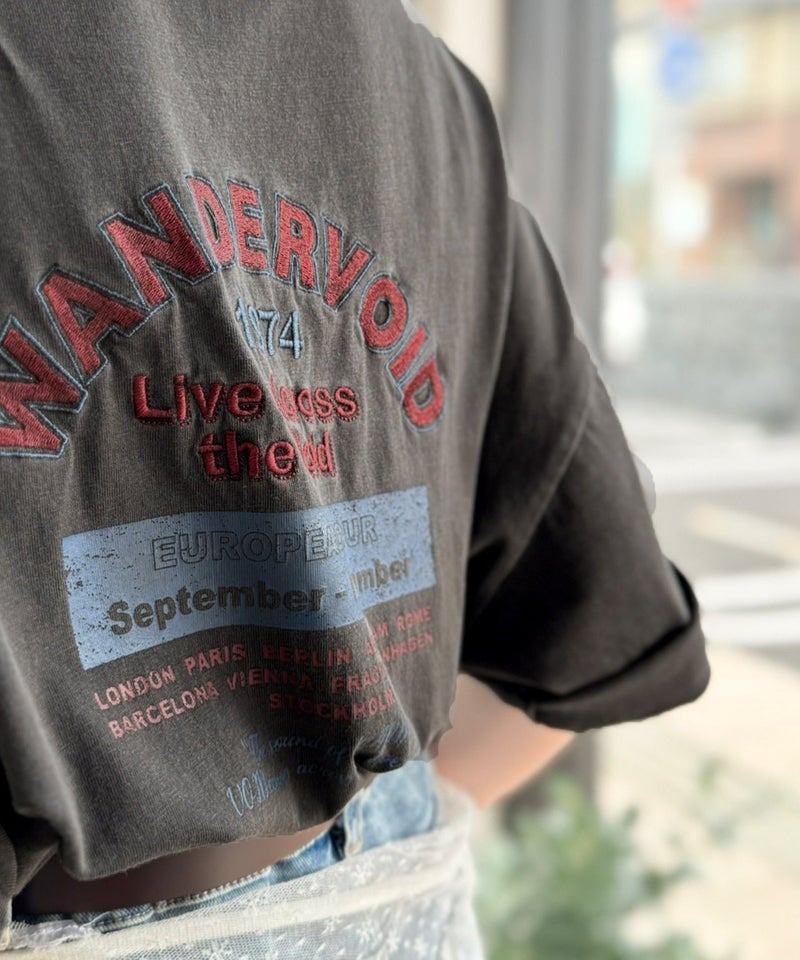 Classical Elf 《JaVaジャバコラボ》配色で遊ぶ!大人カジュアルの決定版。綿100%ツアーロゴTシャツ (半袖)商品画像-13