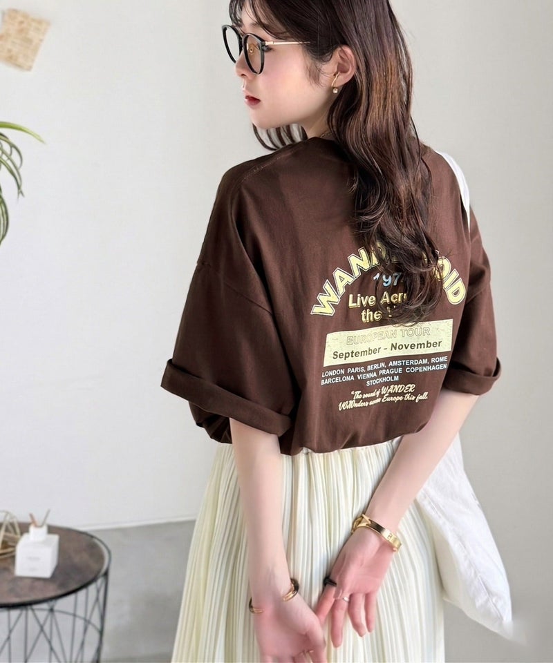 Classical Elf 《JaVaジャバコラボ》配色で遊ぶ！大人カジュアルの決定版。綿100％ツアーロゴTシャツ (半袖)商品画像-28