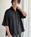 Classical Elf 《JaVaジャバコラボ》【接触冷感機能付き】触れた瞬間ひんやり心地よく、今どきな抜け感を演出。とろみドレープオーバーサイズシャツ 商品サムネイル-18