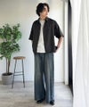 Classical Elf 《JaVaジャバコラボ》【接触冷感機能付き】触れた瞬間ひんやり心地よく、今どきな抜け感を演出。とろみドレープオーバーサイズシャツ 商品サムネイル-26