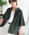 Classical Elf 《JaVaジャバコラボ》【接触冷感機能付き】触れた瞬間ひんやり心地よく、今どきな抜け感を演出。とろみドレープオーバーサイズシャツ 商品サムネイル-29